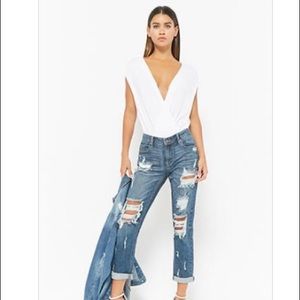 Ripped Boyfriend Jeans